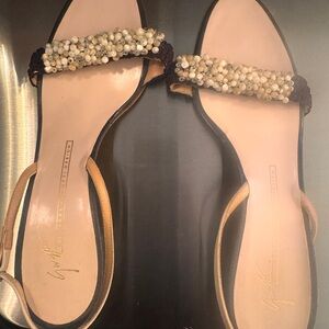 Elegant Beaded Sandals - Giuseppe Zanoti
